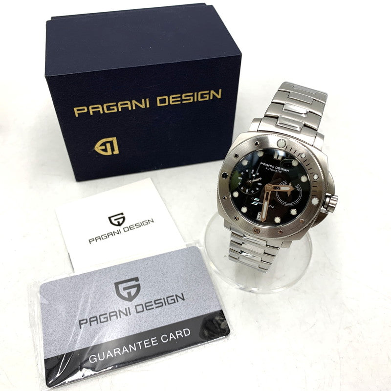 【中古美品】【メンズ/レディース】 PAGANI DESIGN パガーニデザイン DIVERS 200m ダイバーズ 腕時計 時計 197-260603-kh-08-izu カラー：シルバー 万代Net店
