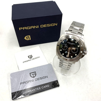 【中古美品】【メンズ/レディース】 PAGANI DESIGN パガーニデザイン DIVERS 200m ダイバーズ 腕時計 時計 197-260603-kh-08-izu カラー：シルバー 万代Net店