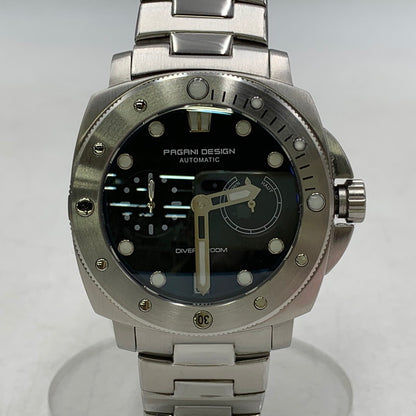 【中古美品】【メンズ/レディース】 PAGANI DESIGN パガーニデザイン DIVERS 200m ダイバーズ 腕時計 時計 197-260603-kh-08-izu カラー：シルバー 万代Net店