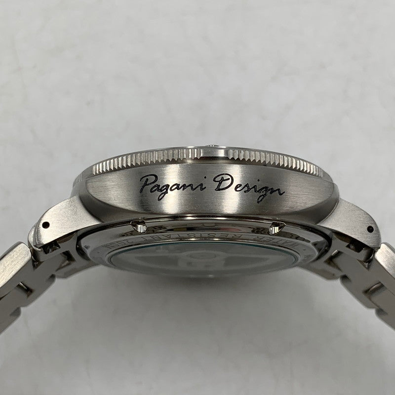 【中古美品】【メンズ/レディース】 PAGANI DESIGN パガーニデザイン DIVERS 200m ダイバーズ 腕時計 時計 197-260603-kh-08-izu カラー：シルバー 万代Net店