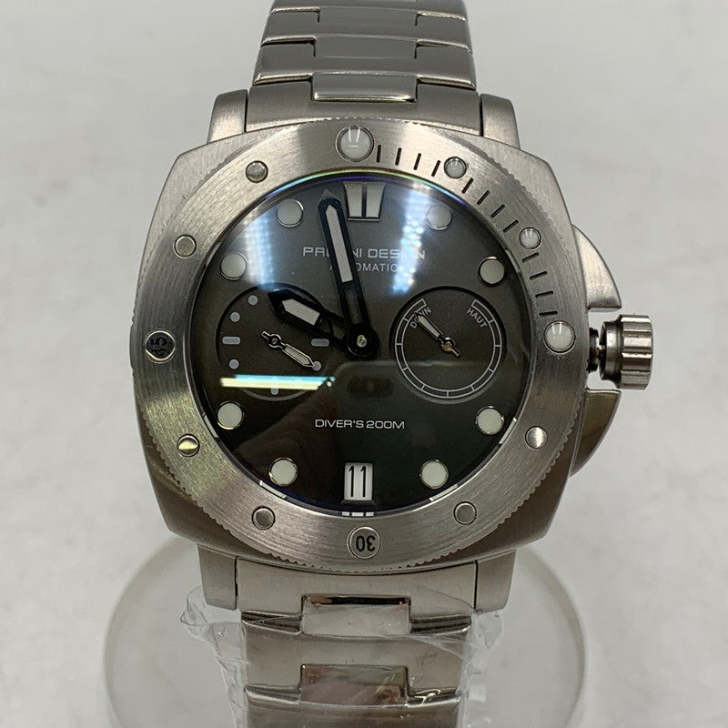 【中古美品】【メンズ/レディース】 PAGANI DESIGN パガーニデザイン DIVERS 200m ダイバーズ 腕時計 時計 197-260603-kh-07-izu カラー：シルバー 万代Net店