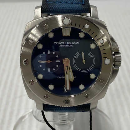 【中古美品】【メンズ/レディース】 PAGANI DESIGN パガーニデザイン DIVERS ダイバーズ 200m 時計 腕時計 197-260603-cs-10-izu カラー：シルバー×ブルー 万代Net店