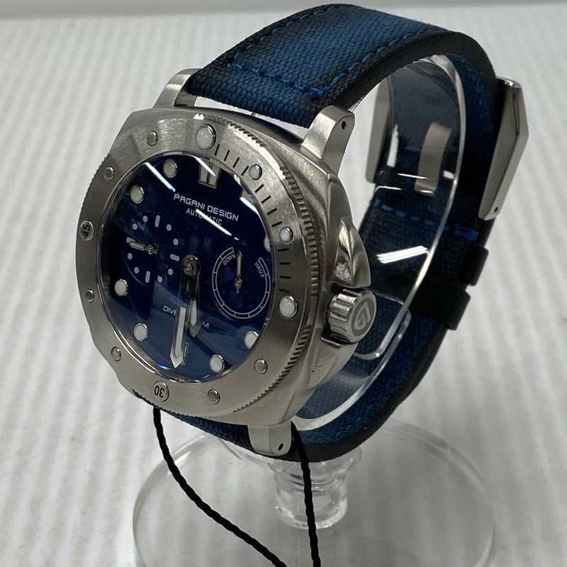 【中古美品】【メンズ/レディース】 PAGANI DESIGN パガーニデザイン DIVERS ダイバーズ 200m 時計 腕時計 197-260603-cs-10-izu カラー：シルバー×ブルー 万代Net店