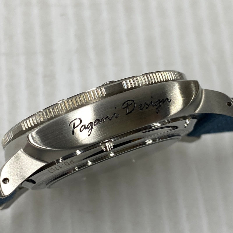 【中古美品】【メンズ/レディース】 PAGANI DESIGN パガーニデザイン DIVERS ダイバーズ 200m 時計 腕時計 197-260603-cs-10-izu カラー：シルバー×ブルー 万代Net店