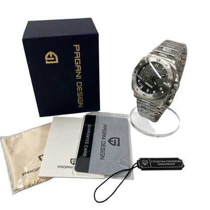 【中古美品】【メンズ/レディース】 PAGANI DESIGN パガーニデザイン DIVERS ダイバーズ 200m 時計 腕時計 197-260603-cs-11-izu カラー：シルバー×グレー系 万代Net店