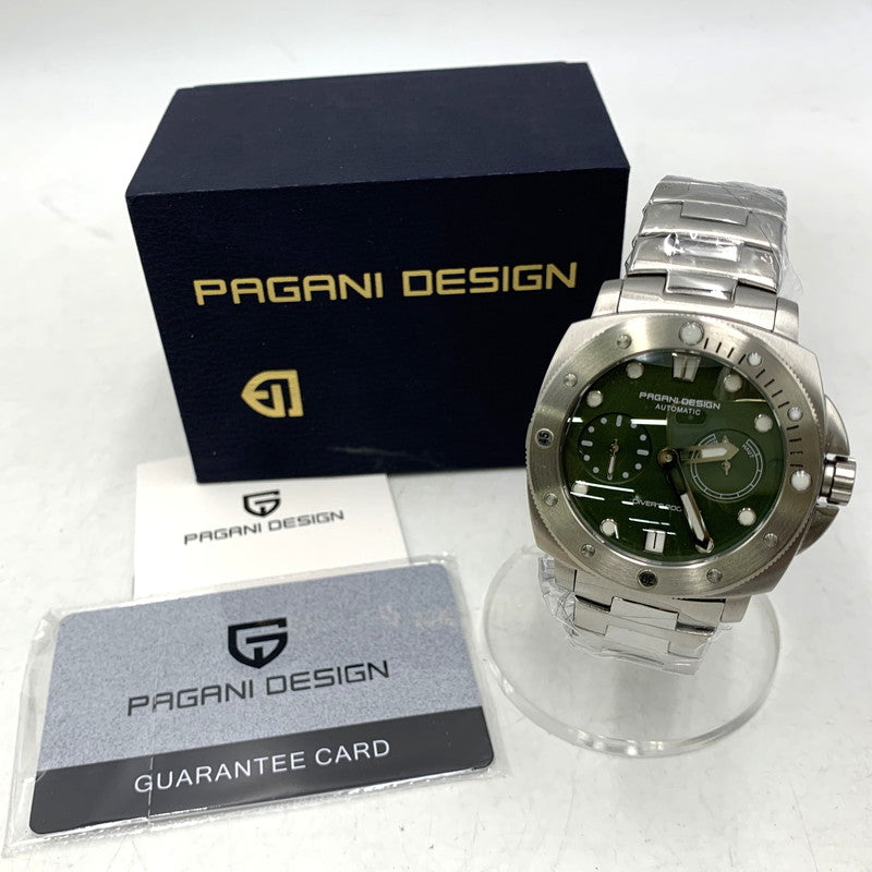 【中古美品】【メンズ/レディース】 PAGANI DESIGN パガーニデザイン DIVERS 200m ダイバーズ 腕時計 時計 197-260603-kh-06-izu カラー：シルバー 万代Net店