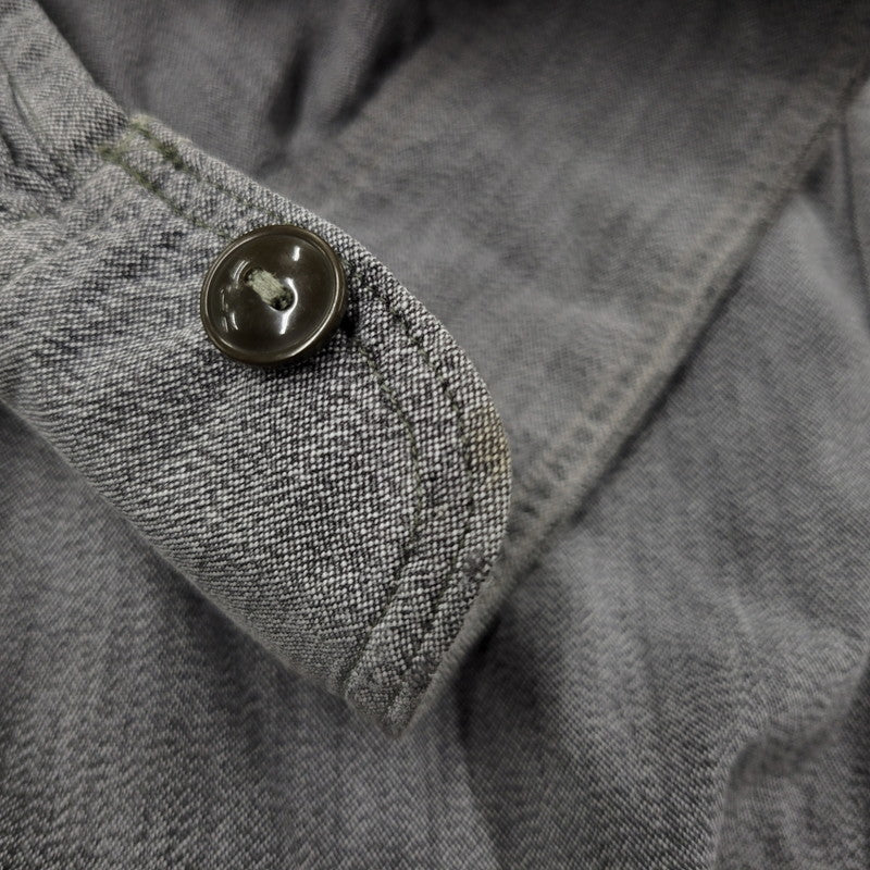 【中古品】【メンズ】 THE EIGHT HOUR UNION エイトアワーユニオン WORK SHIRT ワークシャツ 長袖 146-260602-as-28-izu サイズ：15-15 1/2 カラー：グレー 万代Net店