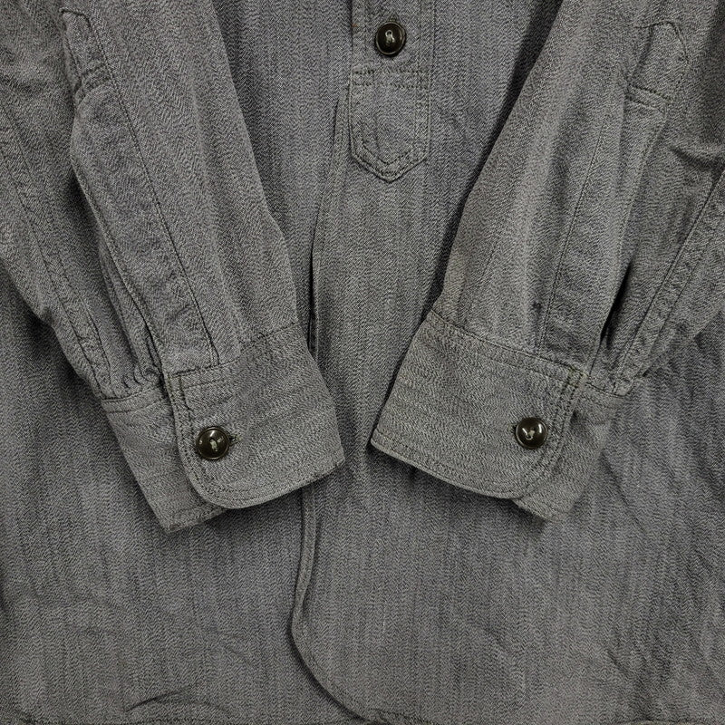 【中古品】【メンズ】 THE EIGHT HOUR UNION エイトアワーユニオン WORK SHIRT ワークシャツ 長袖 146-260602-as-28-izu サイズ：15-15 1/2 カラー：グレー 万代Net店