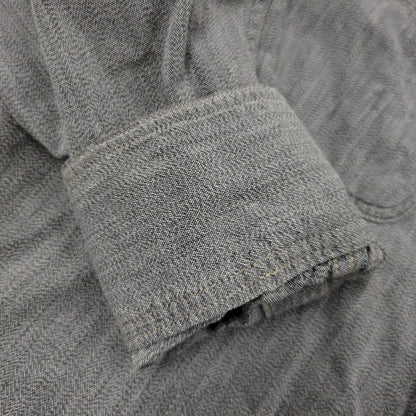 【中古品】【メンズ】 THE EIGHT HOUR UNION エイトアワーユニオン WORK SHIRT ワークシャツ 長袖 146-260602-as-28-izu サイズ：15-15 1/2 カラー：グレー 万代Net店