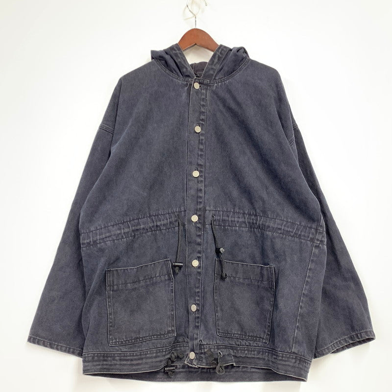 【中古品】【メンズ】 CORNICHE コーニッシュ 90S HOODED OVER SIZE DENIM JACKET フーデッド オーバーサイズ デニムジャケット アウター 146-260531-ya-08-izu サイズ：M カラー：BLACK 万代Net店