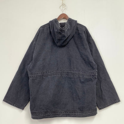【中古品】【メンズ】 CORNICHE コーニッシュ 90S HOODED OVER SIZE DENIM JACKET フーデッド オーバーサイズ デニムジャケット アウター 146-260531-ya-08-izu サイズ：M カラー：BLACK 万代Net店