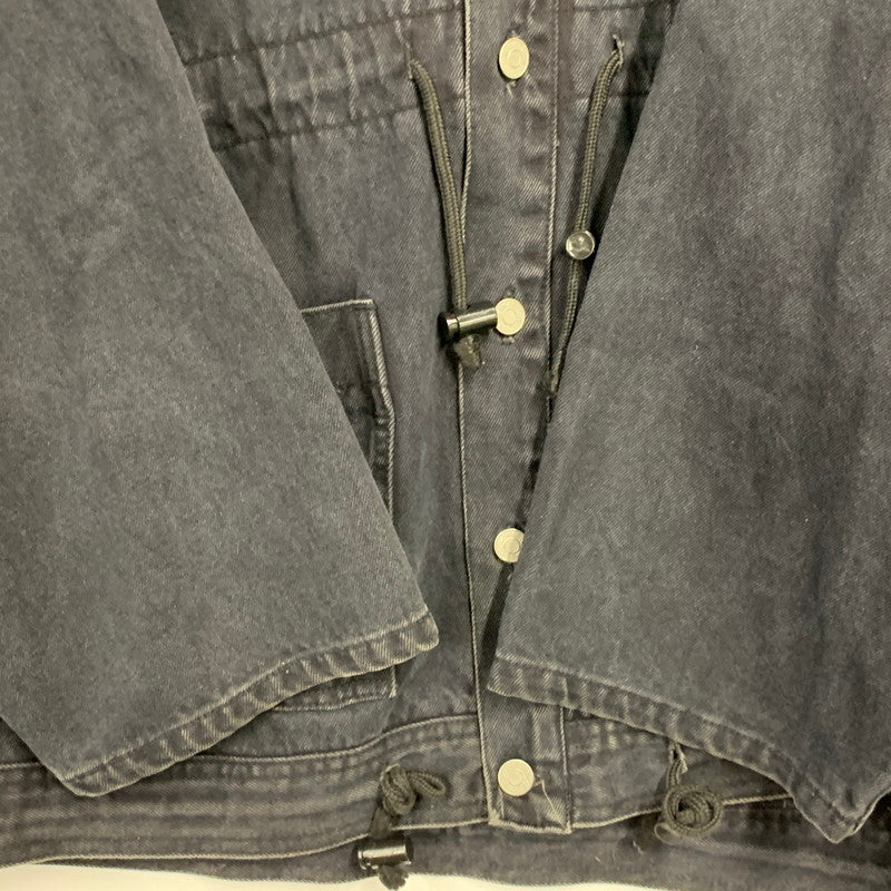 【中古品】【メンズ】 CORNICHE コーニッシュ 90S HOODED OVER SIZE DENIM JACKET フーデッド オーバーサイズ デニムジャケット アウター 146-260531-ya-08-izu サイズ：M カラー：BLACK 万代Net店
