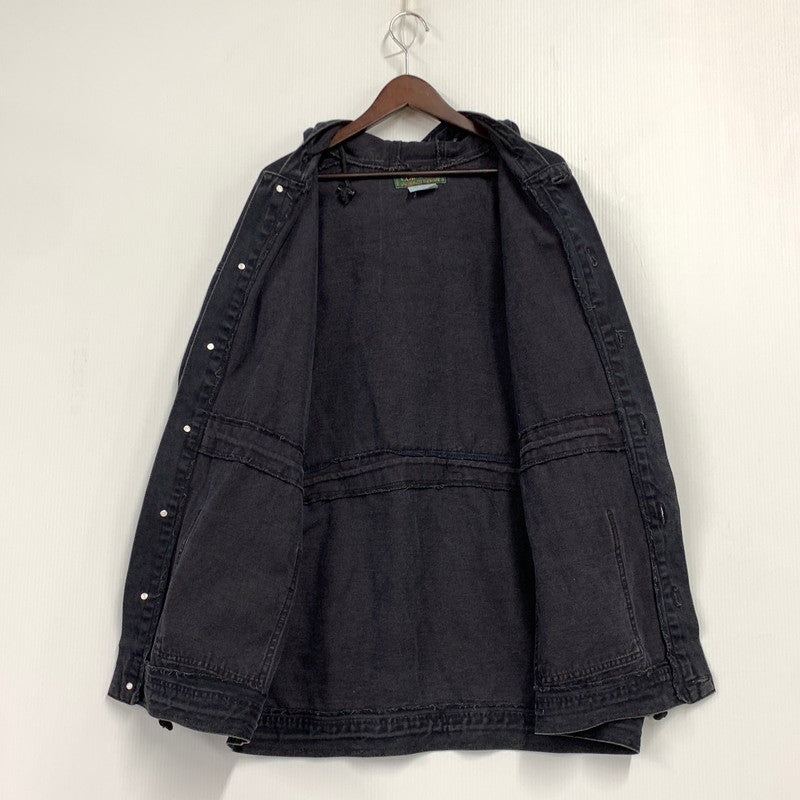 【中古品】【メンズ】 CORNICHE コーニッシュ 90S HOODED OVER SIZE DENIM JACKET フーデッド オーバーサイズ デニムジャケット アウター 146-260531-ya-08-izu サイズ：M カラー：BLACK 万代Net店