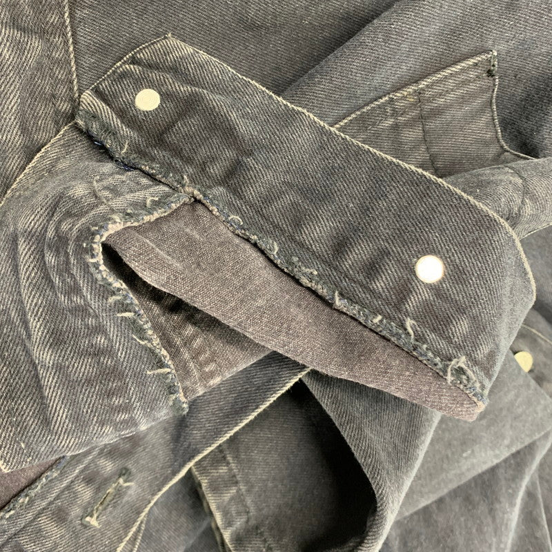 【中古品】【メンズ】 CORNICHE コーニッシュ 90S HOODED OVER SIZE DENIM JACKET フーデッド オーバーサイズ デニムジャケット アウター 146-260531-ya-08-izu サイズ：M カラー：BLACK 万代Net店