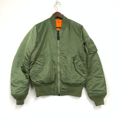 【中古品】【メンズ】 ALPHA INDUSTRIES アルファ インダストリーズ 20004-203 MA-1 FLIGHT JACKET フライト ジャケット アウター 145-260531-ya-09-izu サイズ：S カラー：カーキ×オレンジ 万代Net店