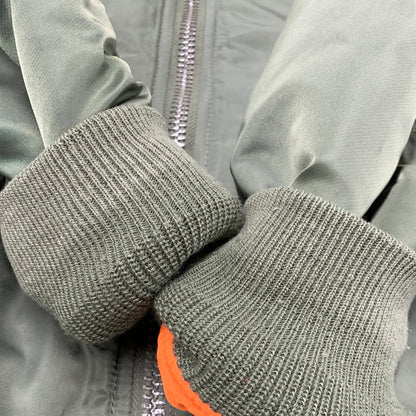 【中古品】【メンズ】 ALPHA INDUSTRIES アルファ インダストリーズ 20004-203 MA-1 FLIGHT JACKET フライト ジャケット アウター 145-260531-ya-09-izu サイズ：S カラー：カーキ×オレンジ 万代Net店