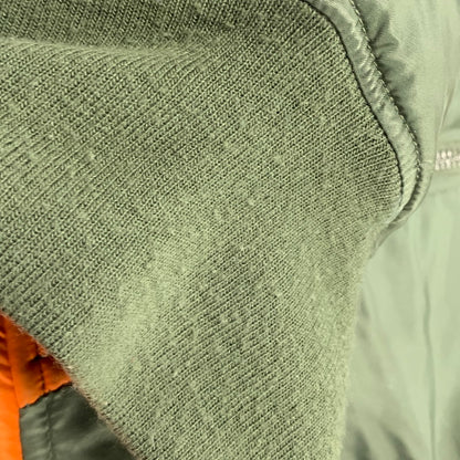 【中古品】【メンズ】 ALPHA INDUSTRIES アルファ インダストリーズ 20004-203 MA-1 FLIGHT JACKET フライト ジャケット アウター 145-260531-ya-09-izu サイズ：S カラー：カーキ×オレンジ 万代Net店