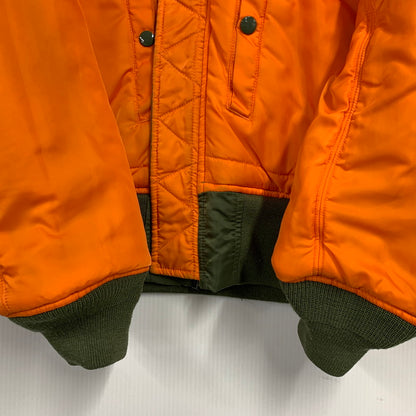 【中古品】【メンズ】 ALPHA INDUSTRIES アルファ インダストリーズ 20004-203 MA-1 FLIGHT JACKET フライト ジャケット アウター 145-260531-ya-09-izu サイズ：S カラー：カーキ×オレンジ 万代Net店