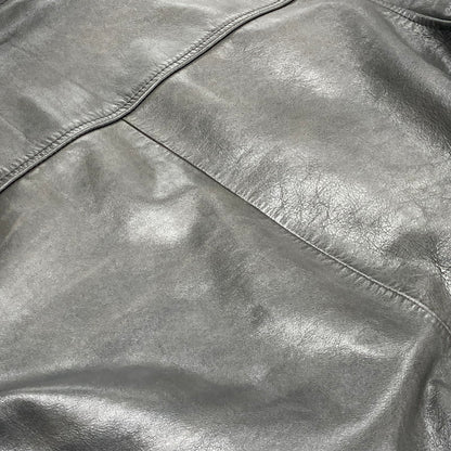 【中古品】【メンズ】 GAP ギャップ FA14 COW LEATHER BOMBER JACKET カウ レザー ボンバー ジャケット アウター 147-260531-ya-10-izu サイズ：M カラー：BLACK 万代Net店