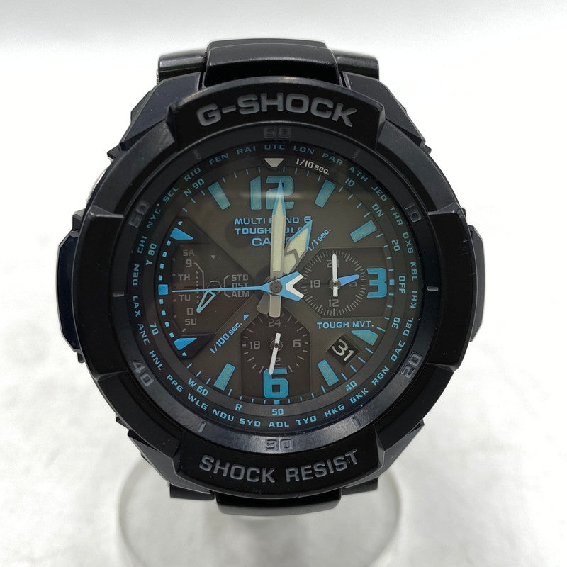 【中古品】【メンズ/レディース】 G-SHOCK ジーショック GW-3000BD-1AJF SKY COCKPIT ANALOG SOLAR スカイ コックピット アナログ ソーラー 時計 196-260531-kh-09-izu カラー：ブラック 万代Net店