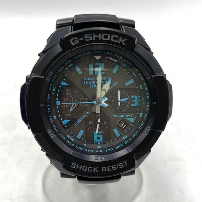 【中古品】【メンズ/レディース】 G-SHOCK ジーショック GW-3000BD-1AJF SKY COCKPIT ANALOG SOLAR スカイ コックピット アナログ ソーラー 時計 196-260531-kh-09-izu カラー：ブラック 万代Net店