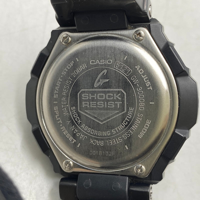 【中古品】【メンズ/レディース】 G-SHOCK ジーショック GW-3000BD-1AJF SKY COCKPIT ANALOG SOLAR スカイ コックピット アナログ ソーラー 時計 196-260531-kh-09-izu カラー：ブラック 万代Net店
