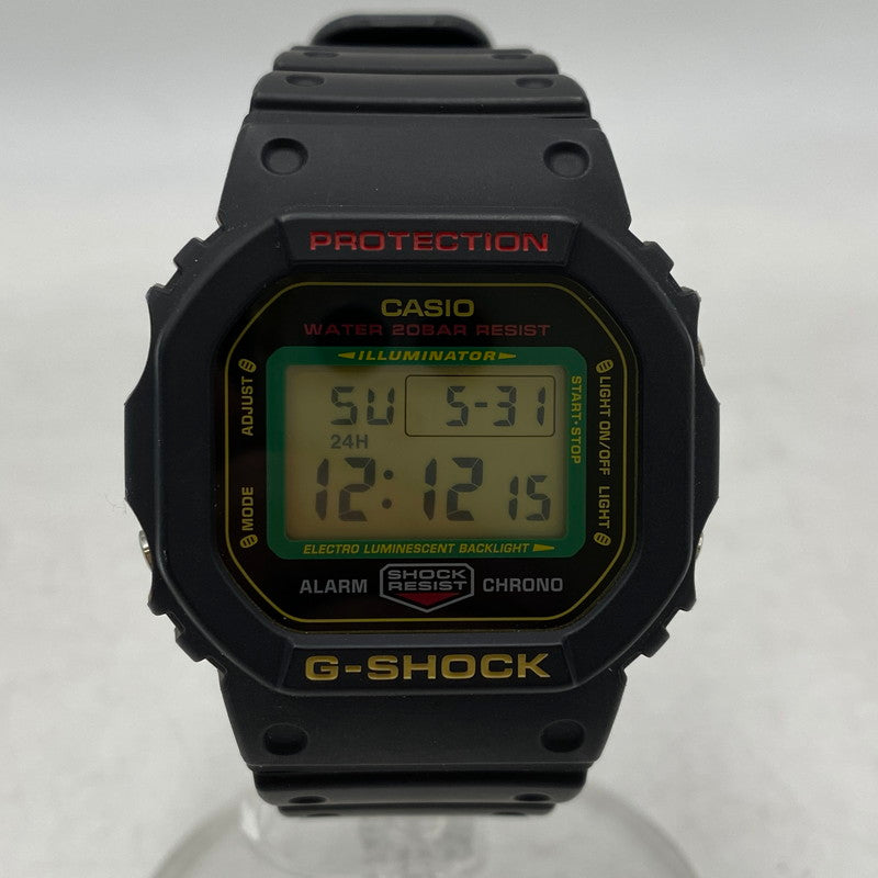 【中古品】【メンズ/レディース】 G-SHOCK ジーショック DW-5600TMN-1JR DIGITAL QUARTZ MANEKINEKO デジタル クォーツ 招き猫 時計 196-260531-kh-05-izu サイズ：48.9 × 42.8 × 13.4 mm カラー：ブラック 万代Net店