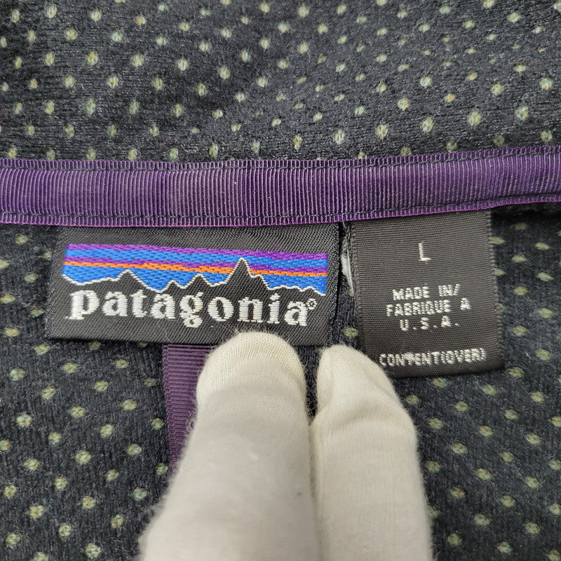 【中古品】【メンズ】 patagonia パタゴニア RETRO CARDIGAN レトロ カーディガン USA製 144-260601-as-13-izu サイズ：L カラー：SEAGREEN 万代Net店