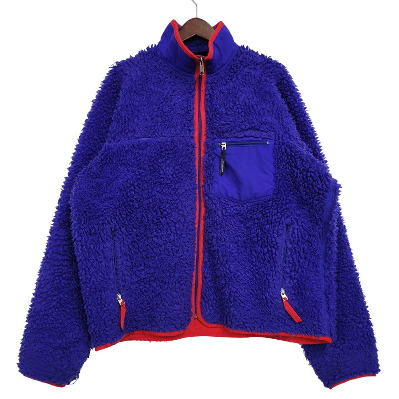 【現状渡し品】【メンズ】 patagonia パタゴニア CLASSIC RETRO CARDIGAN クラシックレトロカーディガン USA製 144-260601-as-14-izu サイズ：L カラー：ブルー×レッド 万代Net店
