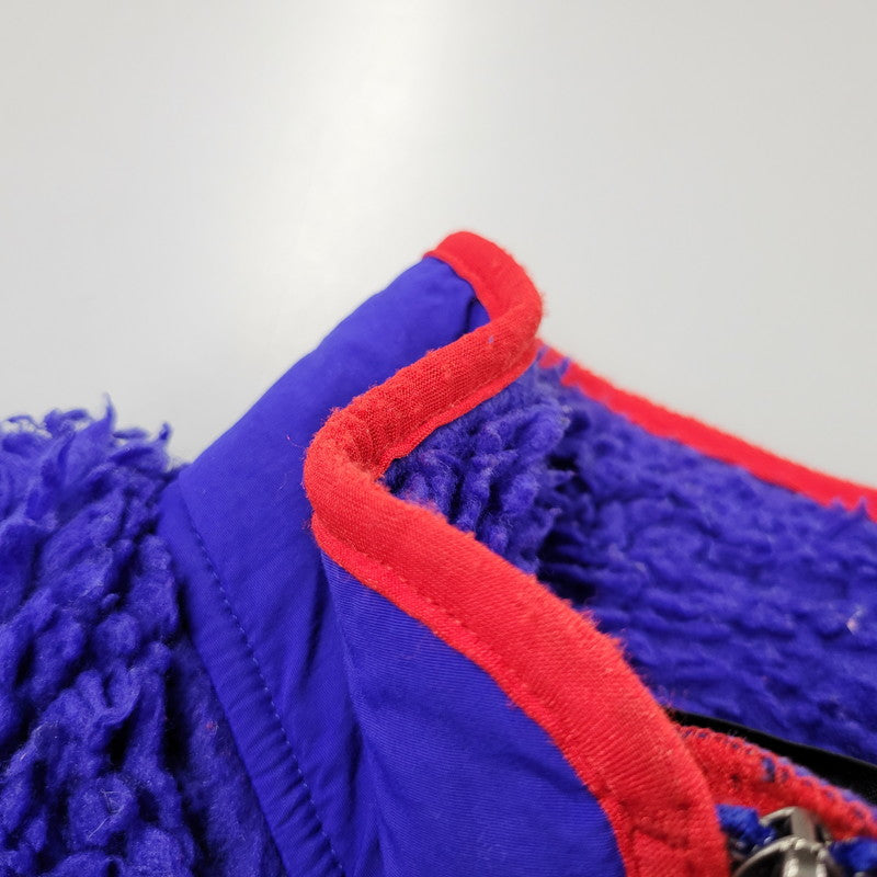 【現状渡し品】【メンズ】 patagonia パタゴニア CLASSIC RETRO CARDIGAN クラシックレトロカーディガン USA製 144-260601-as-14-izu サイズ：L カラー：ブルー×レッド 万代Net店