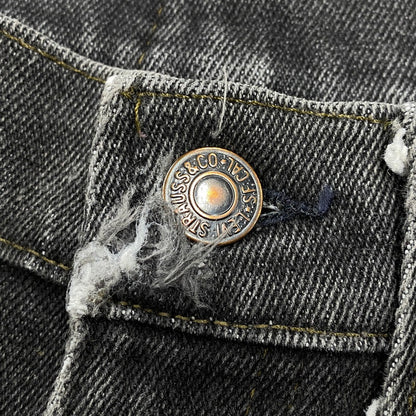 【中古品】【メンズ】 LEVI'S リーバイス 517-0259 刻印515 USA製 99年製造 先染め 90’S 517 BOOTSCUT DENIM PANTS ブーツカット デニム パンツ ボトムス ズボン 157-260604-cs-09-izu サイズ：W33 L30 カラー：ブラック 万代Net店