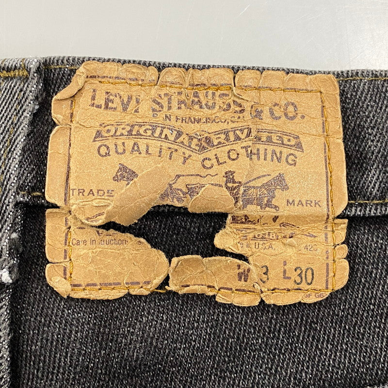 【中古品】【メンズ】 LEVI'S リーバイス 517-0259 刻印515 USA製 99年製造 先染め 90’S 517 BOOTSCUT DENIM PANTS ブーツカット デニム パンツ ボトムス ズボン 157-260604-cs-09-izu サイズ：W33 L30 カラー：ブラック 万代Net店