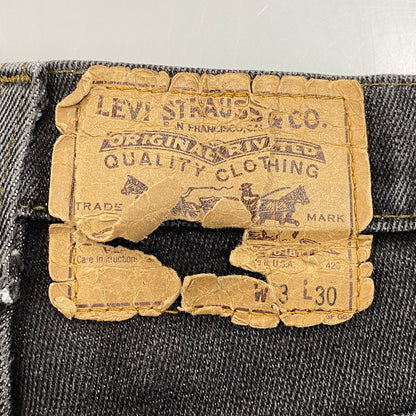 【中古品】【メンズ】 LEVI'S リーバイス 517-0259 刻印515 USA製 99年製造 先染め 90’S 517 BOOTSCUT DENIM PANTS ブーツカット デニム パンツ ボトムス ズボン 157-260604-cs-09-izu サイズ：W33 L30 カラー：ブラック 万代Net店