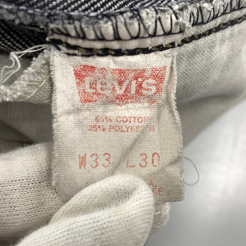 【中古品】【メンズ】 LEVI'S リーバイス 517-0259 刻印515 USA製 99年製造 先染め 90’S 517 BOOTSCUT DENIM PANTS ブーツカット デニム パンツ ボトムス ズボン 157-260604-cs-09-izu サイズ：W33 L30 カラー：ブラック 万代Net店