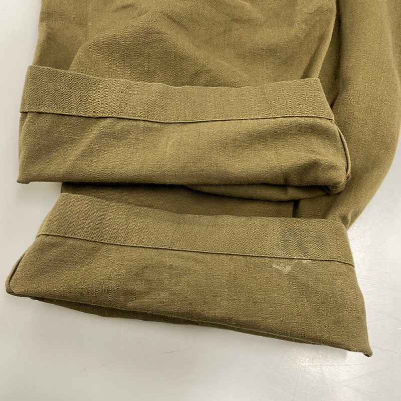 【中古品】【メンズ】 FRENCH ARMY フレンチアーミー 後期型 M-47 CARGO PANTS カーゴ パンツ ボトムス ズボン 157-260603-cs-13-izu サイズ：43 カラー：カーキ 万代Net店