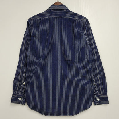 【中古品】【メンズ】 FREEWHEELERS フリーホイーラーズ TRACKWALKER SHIRT トラックウォーカー シャツ 長袖 145-260601-as-08-izu サイズ：14 カラー：ネイビー 万代Net店