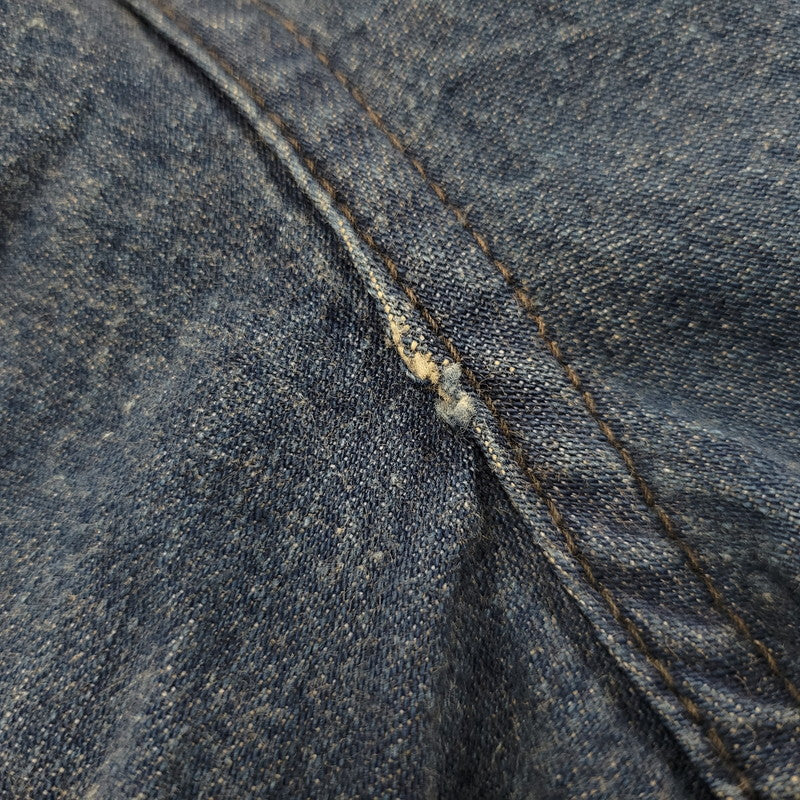 【中古品】【メンズ】 The REAL McCOY'S ザリアルマッコイズ USN STENCIL SHAWL COLLAR DENIM COVERALL JACKET ステンシル ショールカラー デニム カバーオール ジャケット 145-260601-as-11-izu サイズ：38 カラー：インディゴ 万代Net店