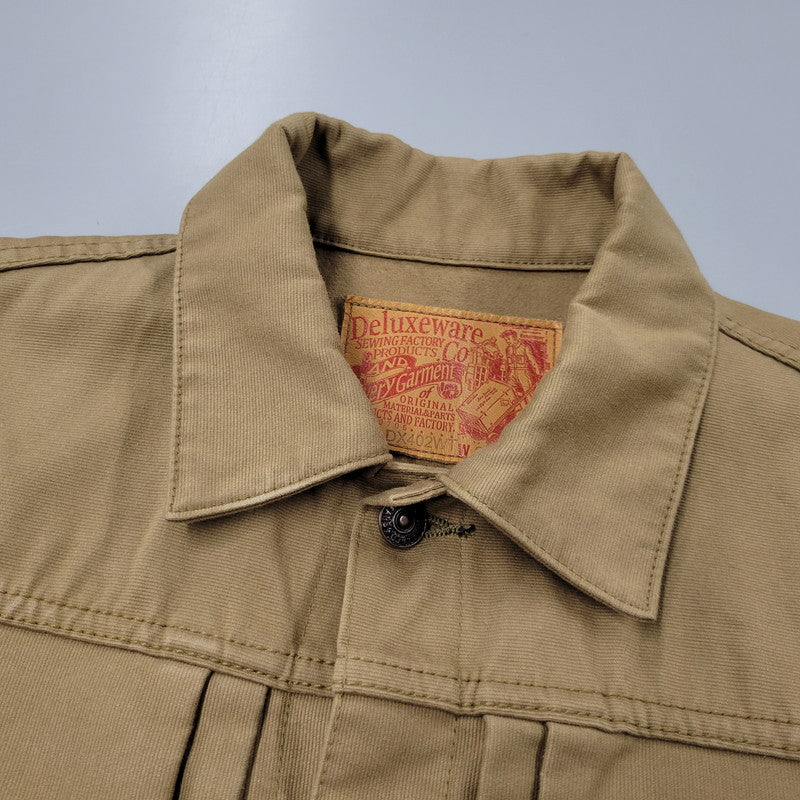 【中古品】【メンズ】 DELUXEWARE デラックスウエア 2ND COLOR JACKET DX402WT セカンド カラー ジャケット 145-260601-as-10-izu サイズ：38 カラー：ブラウン系 万代Net店