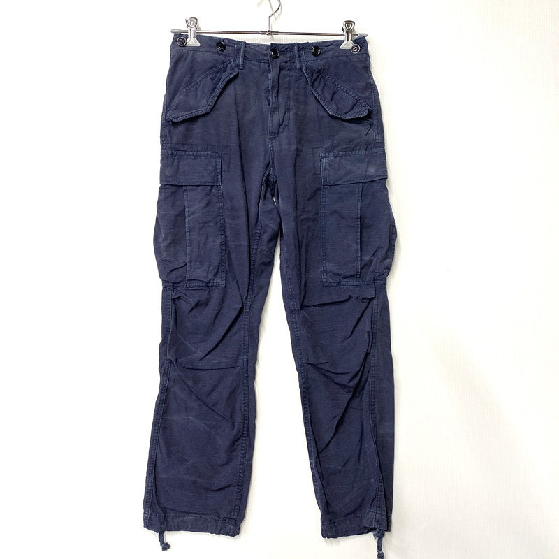 【中古品】【メンズ】 POLO BY RALPH LAUREN ポロバイラルフローレン MIL-J-4883A 357401-1020-C-59 MILITARY GIMMICK CARGO PANTS ミリタリー ギミック カーゴ パンツ ボトムス ズボン 157-260603-cs-14-izu サイズ：28×30 カラー：ネイビー 万代Net店