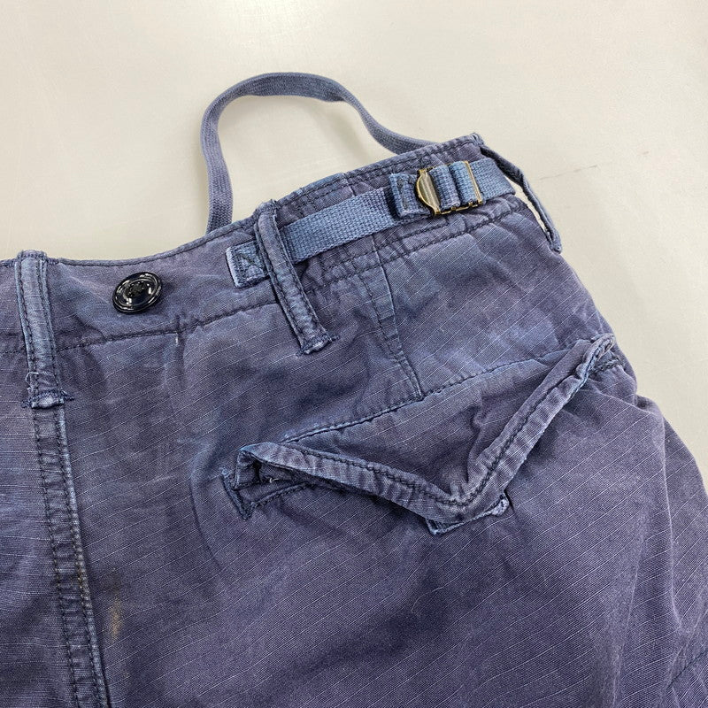 【中古品】【メンズ】 POLO BY RALPH LAUREN ポロバイラルフローレン MIL-J-4883A 357401-1020-C-59 MILITARY GIMMICK CARGO PANTS ミリタリー ギミック カーゴ パンツ ボトムス ズボン 157-260603-cs-14-izu サイズ：28×30 カラー：ネイビー 万代Net店