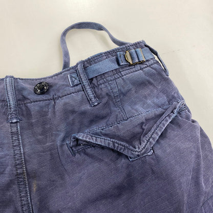 【中古品】【メンズ】 POLO BY RALPH LAUREN ポロバイラルフローレン MIL-J-4883A 357401-1020-C-59 MILITARY GIMMICK CARGO PANTS ミリタリー ギミック カーゴ パンツ ボトムス ズボン 157-260603-cs-14-izu サイズ：28×30 カラー：ネイビー 万代Net店