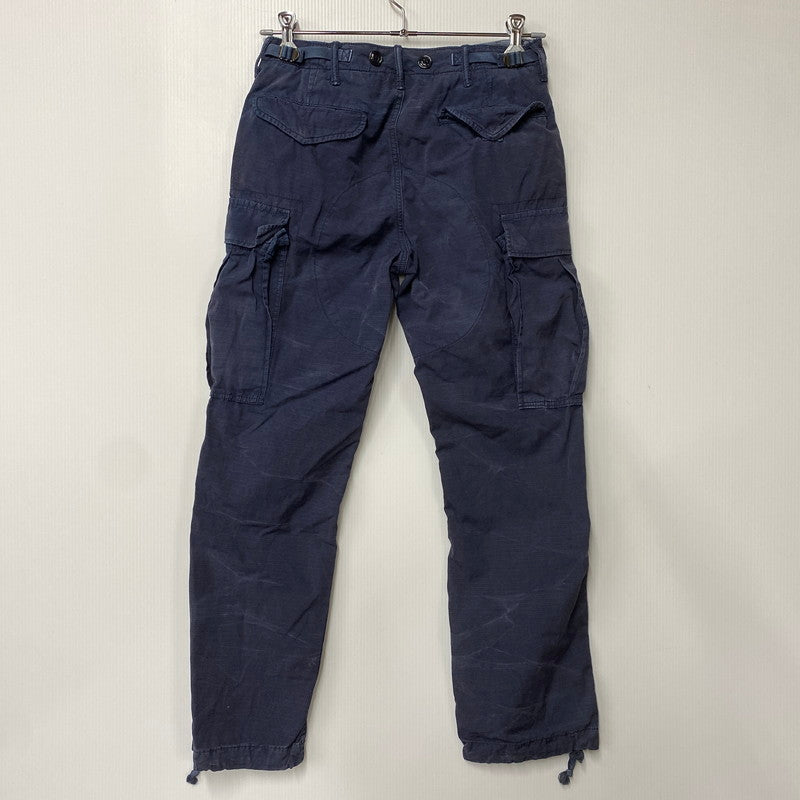 【中古品】【メンズ】 POLO BY RALPH LAUREN ポロバイラルフローレン MIL-J-4883A 357401-1020-C-59 MILITARY GIMMICK CARGO PANTS ミリタリー ギミック カーゴ パンツ ボトムス ズボン 157-260603-cs-14-izu サイズ：28×30 カラー：ネイビー 万代Net店