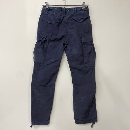 【中古品】【メンズ】 POLO BY RALPH LAUREN ポロバイラルフローレン MIL-J-4883A 357401-1020-C-59 MILITARY GIMMICK CARGO PANTS ミリタリー ギミック カーゴ パンツ ボトムス ズボン 157-260603-cs-14-izu サイズ：28×30 カラー：ネイビー 万代Net店