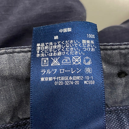 【中古品】【メンズ】 POLO BY RALPH LAUREN ポロバイラルフローレン MIL-J-4883A 357401-1020-C-59 MILITARY GIMMICK CARGO PANTS ミリタリー ギミック カーゴ パンツ ボトムス ズボン 157-260603-cs-14-izu サイズ：28×30 カラー：ネイビー 万代Net店