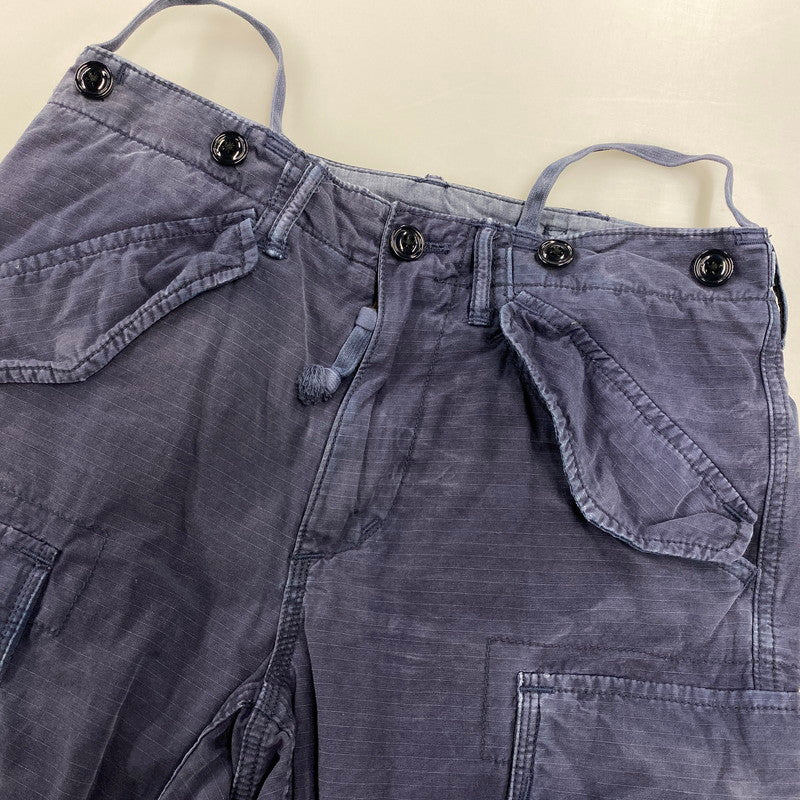 【中古品】【メンズ】 POLO BY RALPH LAUREN ポロバイラルフローレン MIL-J-4883A 357401-1020-C-59 MILITARY GIMMICK CARGO PANTS ミリタリー ギミック カーゴ パンツ ボトムス ズボン 157-260603-cs-14-izu サイズ：28×30 カラー：ネイビー 万代Net店