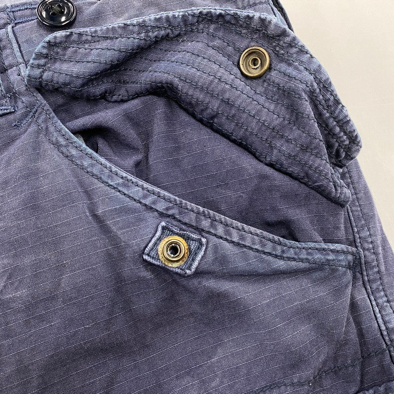 【中古品】【メンズ】 POLO BY RALPH LAUREN ポロバイラルフローレン MIL-J-4883A 357401-1020-C-59 MILITARY GIMMICK CARGO PANTS ミリタリー ギミック カーゴ パンツ ボトムス ズボン 157-260603-cs-14-izu サイズ：28×30 カラー：ネイビー 万代Net店