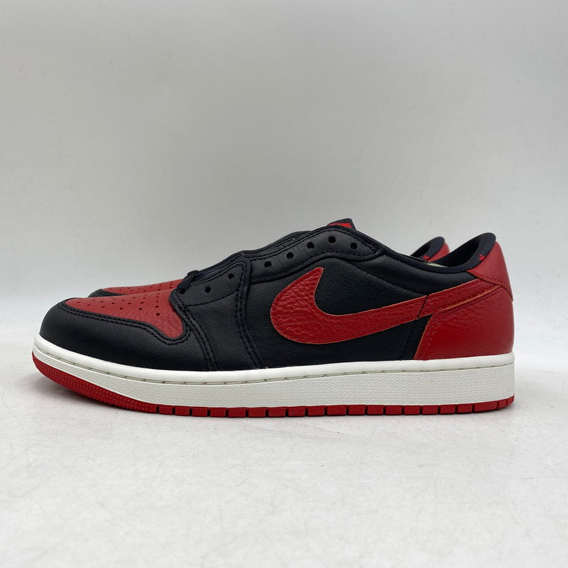 【中古美品】【メンズ】 NIKE ナイキ AIR JORDAN 1 RETRO LOW OG IW6276-001 エア ジョーダン 1 レトロ ロー OG スニーカー 靴 160-260602-as-04-izu サイズ：27cm カラー：BLACK/BLACK-VARSITY RED 万代Net店