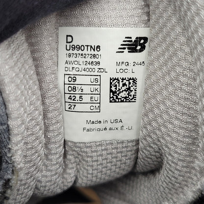 【中古美品】【メンズ】 NEW BALANCE U990TN6 990V6 スニーカー シューズ 靴 162-260602-ya-20-izu サイズ：27cm カラー：WORKWEAR 万代Net店