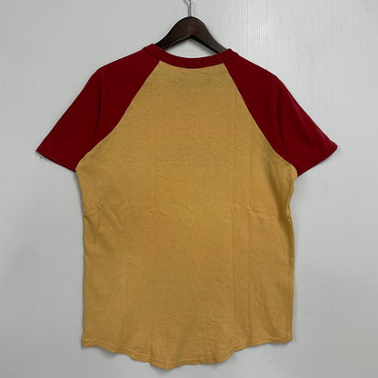 【中古品】【メンズ】 HYSTERIC GLAMOUR ヒステリックグラマー 2CL-4510 90’S RAGLAN S S TEE ラグラン ショートスリーブ Tシャツ トップス 半袖 140-260606-ya-06-izu サイズ：F カラー：オレンジ系×レッド 万代Net店