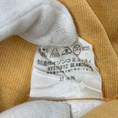 【中古品】【メンズ】 HYSTERIC GLAMOUR ヒステリックグラマー 2CL-4510 90’S RAGLAN S S TEE ラグラン ショートスリーブ Tシャツ トップス 半袖 140-260606-ya-06-izu サイズ：F カラー：オレンジ系×レッド 万代Net店